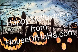 Jack O'Lanterns Halloween Art Print