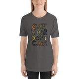 Cat Hair Don't Care Kitty Lover Short-Sleeve Unisex T-Shirt + House Of HaHa Best Cool Funniest Funny Gifts