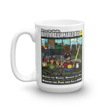Have A Reasonable Day Camping Across America Mug by Aaron Gardy + House Of HaHa Best Cool Funniest Funny Gifts