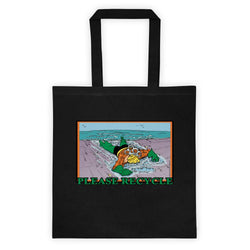 Please Recycle Death of Aquaman Parody Tote Bag + House Of HaHa Best Cool Funniest Funny Gifts