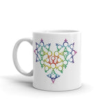 Rainbow Female Gender Venus Symbol Heart Love Unity Mug + House Of HaHa Best Cool Funniest Funny Gifts