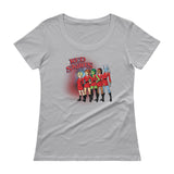 Red Skirts Security Team Ladies' Scoopneck Women's T-Shirt - House Of HaHa