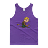 Why's Everybody Always Picking On Me? Men's Aquaman Charlie Brown Mash-Up Tank Top - House Of HaHa