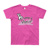Bunny Vomit Logo Youth Short Sleeve T-Shirt -Made in USA - House Of HaHa