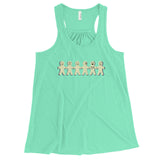 I'm with Stupid Women's Flowy Racerback Tank Top + House Of HaHa Best Cool Funniest Funny Gifts
