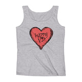 Happy VD Valentines Day Heart STD Holiday Humor Ladies' Tank Top + House Of HaHa Best Cool Funniest Funny Gifts