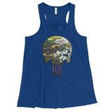 I'd Rather Be Punishing Women's Flowy Racerback Punisher Fishing Tank Top + House Of HaHa Best Cool Funniest Funny Gifts