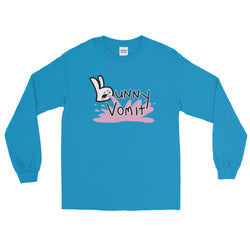 Bunny Vomit Logo Long Sleeve Mens T-Shirt - House Of HaHa