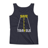 Safe Travels Vacation Road Trip Highway Driving Ladies' Tank Top + House Of HaHa Best Cool Funniest Funny Gifts