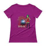 Red Skirts: Ensign Sheva Ladies' Scoopneck T-Shirt + House Of HaHa Best Cool Funniest Funny Gifts