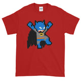 Batman Perler Art Men's Short-Sleeve T-Shirt by Silva Linings + House Of HaHa Best Cool Funniest Funny Gifts