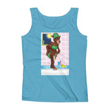 Werewolf Shaving in the Shower Ladies' Tank Top + House Of HaHa Best Cool Funniest Funny Gifts