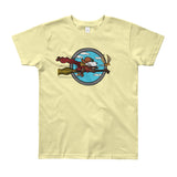 Wizard Flying Ace Youth Short Sleeve T-Shirt - Made in USA + House Of HaHa Best Cool Funniest Funny Gifts