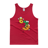 Why was 6 Afraid of 7 Seven Ate Nine Cute Zombie Pun Tank top + House Of HaHa Best Cool Funniest Funny Gifts
