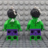 Hulks LEGO Brick MiniFigure Earrings