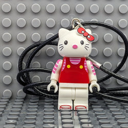 Hello Kitty Red Brick MiniFigure Necklace