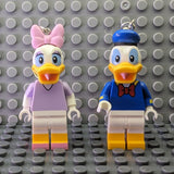 Donald Duck and Daisy Disney Lego MiniFigure Earrings