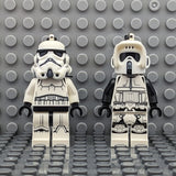 Scout & StormTrooper Star Wars LEGO MiniFigure Earrings