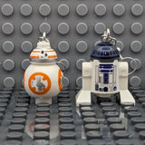 R2-D2 and BB-8 Brick Droid MiniFigure Earrings