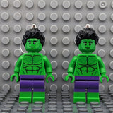Hulks LEGO Brick MiniFigure Earrings
