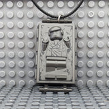 Han in Carbonite Star Wars Lego MiniFigure Necklace