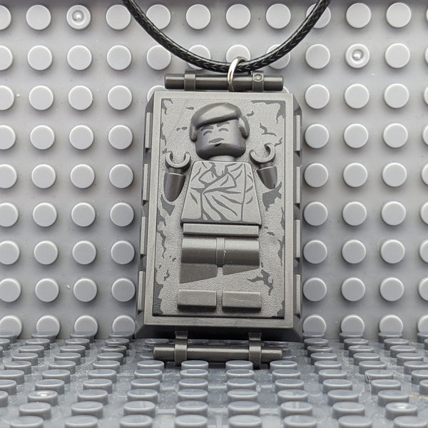 Han in Carbonite Star Wars Lego MiniFigure Necklace