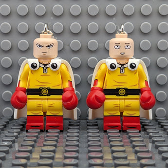 One Punch Man Brick MiniFigure Earrings