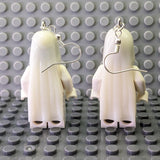 Ghost Face Haunters Brick MiniFigure Earrings