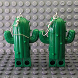 Cactus Girls Brick MiniFigure Earrings