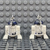 R2-D2 Brick MiniFigure Earrings