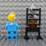 President Donald J. Trump and  Hannibal Lecter Brick MiniFigure Earrings