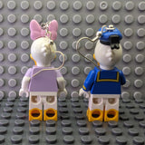 Donald Duck and Daisy Disney Lego MiniFigure Earrings