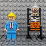 President Donald J. Trump and  Hannibal Lecter Brick MiniFigure Earrings
