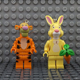 Tigger and Rabbit Brick MiniFigure Earrings