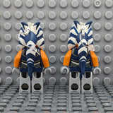 Asohka Tano Star Wars LEGO MiniFigure Earrings