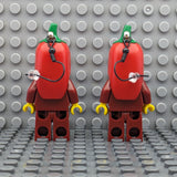 Chili Pepper Girls LEGO MiniFigure Earrings