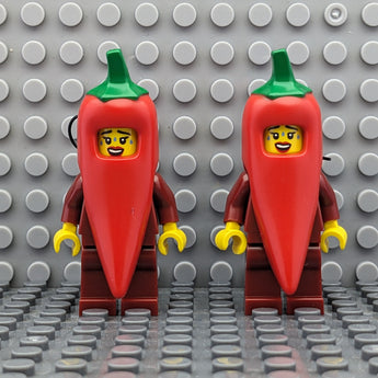 Chili Pepper Girls LEGO MiniFigure Earrings