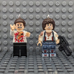 Ripley and Kane Alien Brick MiniFigure Earrings