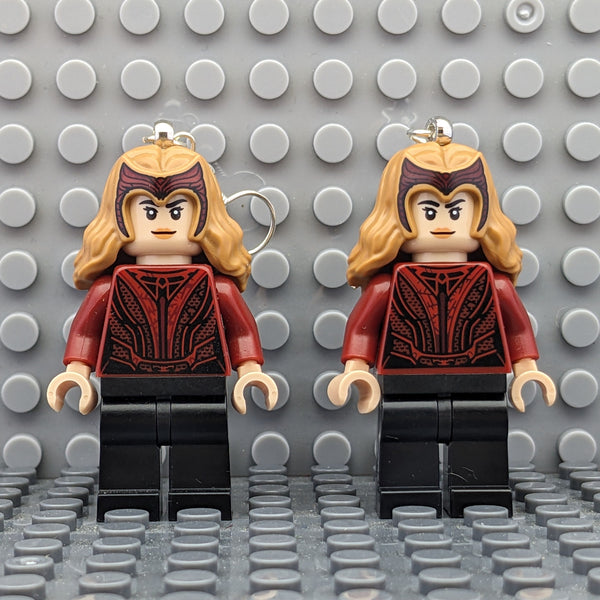 Scarlet Witch Marvel LEGO MiniFigure Earrings