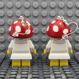 Mushroom Girls Brick MiniFigure Earrings