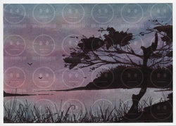 Pine & Purple Sky Sand Lake Estuary Oregon Coast Art Print