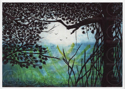 Magical Shade Tree Art Print