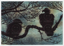 Storm Eagles Art Print