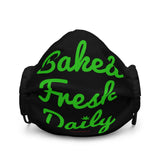 Baked Fresh Daily Cannabis Humor Premium Face Mask