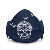 Butterfly Skull Premium Face Mask
