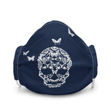 Butterfly Skull Premium Face Mask