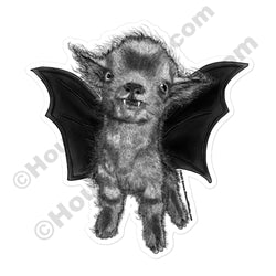 Baby Goat Vampire Vinyl Stickers