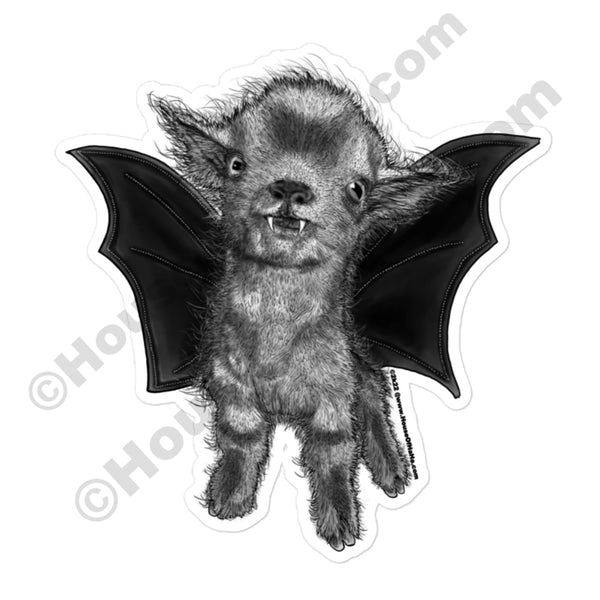 Baby Goat Vampire Vinyl Stickers