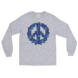 Puzzle Peace Sign Autism Spectrum Asperger Awareness Men's Long Sleeve T-Shirt + House Of HaHa Best Cool Funniest Funny Gifts