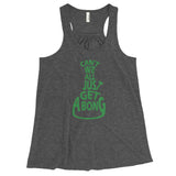 Can't We All Just Get a Bong Women's Flowy Racerback Tank Top + House Of HaHa Best Cool Funniest Funny Gifts